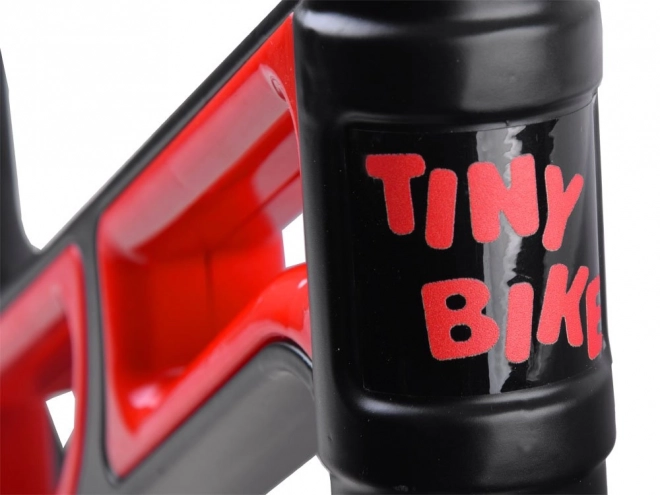 Dětské odrážedlo Tiny Bike s gumovými koly 12 palců – červená