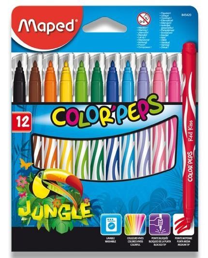 MAPED Fixy Color'Peps Jungle 12ks