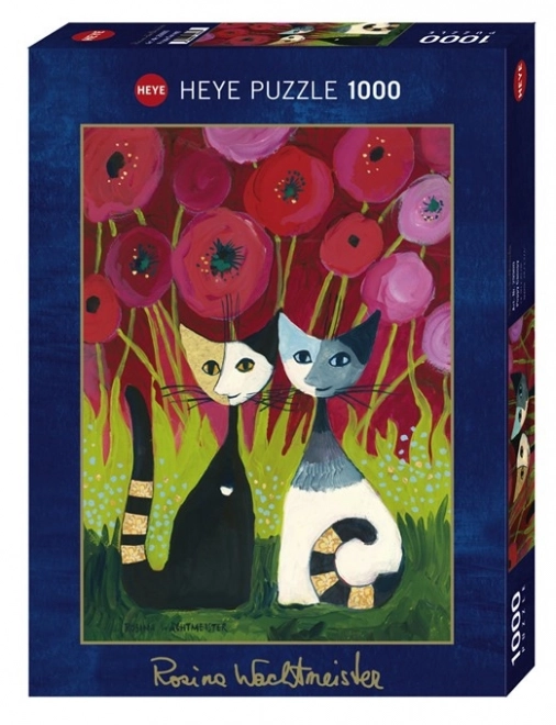 Puzzle 1000 prvků Šťastné kočky