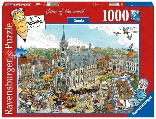 RAVENSBURGER Puzzle Města světa: Gouda 1000 dílků