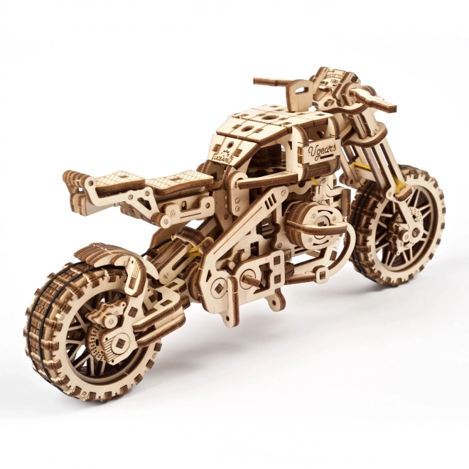 Ugears 3D puzzle Motorka s vozíkem 380 kusů