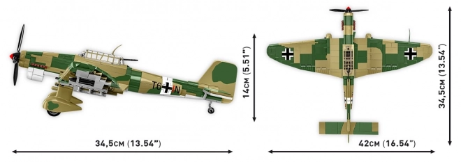COBI 5748 II WW Junkers JU 87 B,-2 1:32, 525 k, 2 f