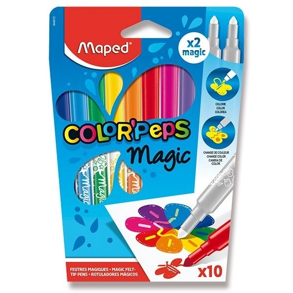 Fixy Maped Color'Peps Magic - 8 + 2 kusů