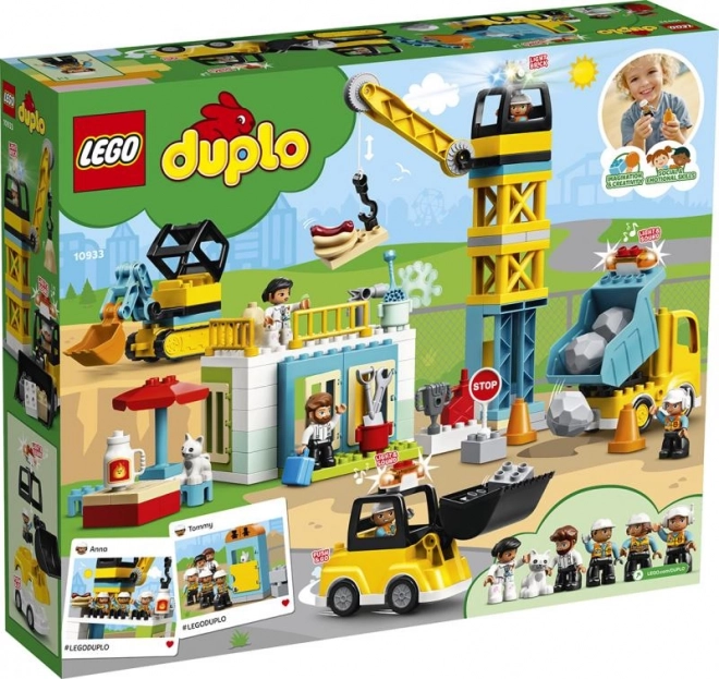 LEGO Duplo 10933 Stavba s věžovým jeřábem