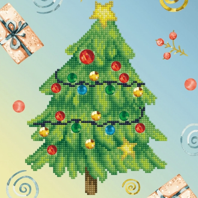 Sada Diamond Dotz Merry Christmas Tree Set