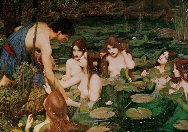 ART PUZZLE Puzzle Museum Series: Hylas a nymfy, 1896, 1500 dílků