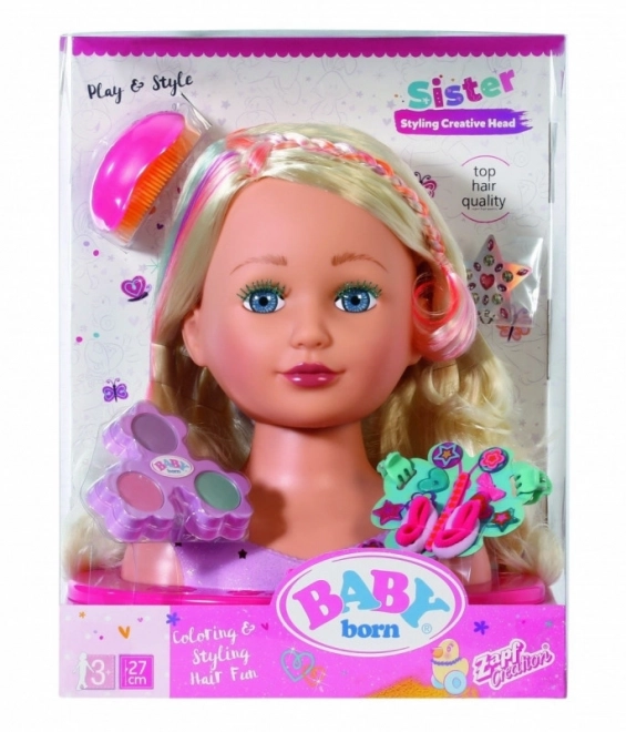 BABY born Styling Head Sisterhood