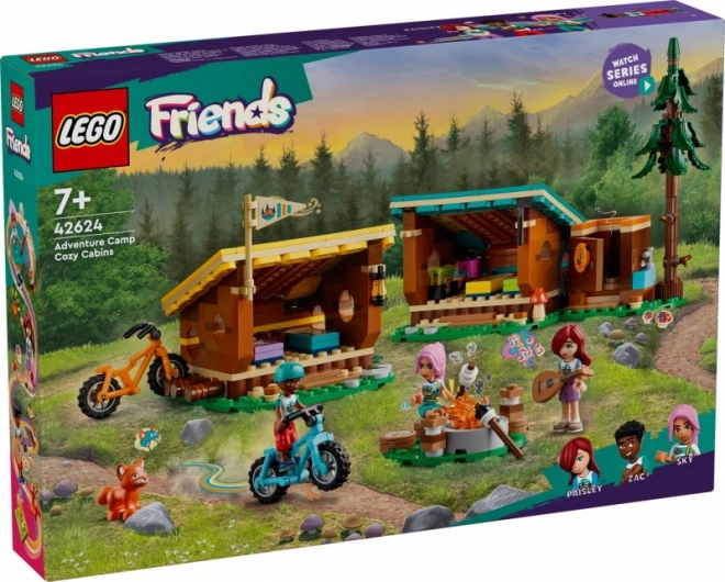 LEGO Friends 42624 Útulné chatky na dobrodružném táboře