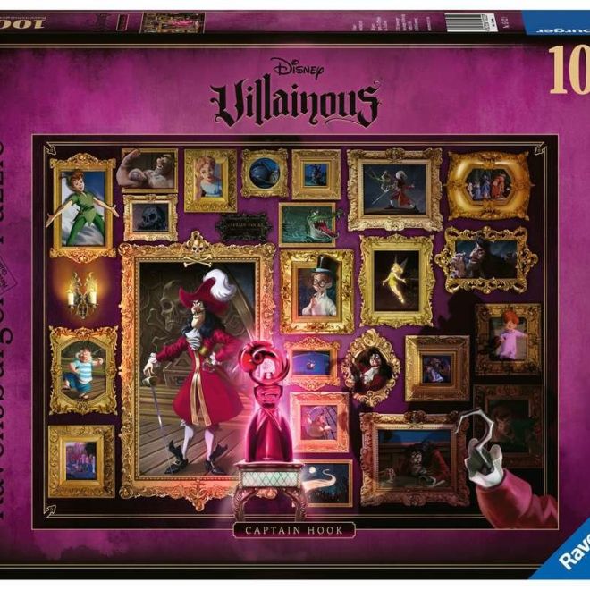 RAVENSBURGER Puzzle Disney Villainous: Kapitán Hook 1000 dílků