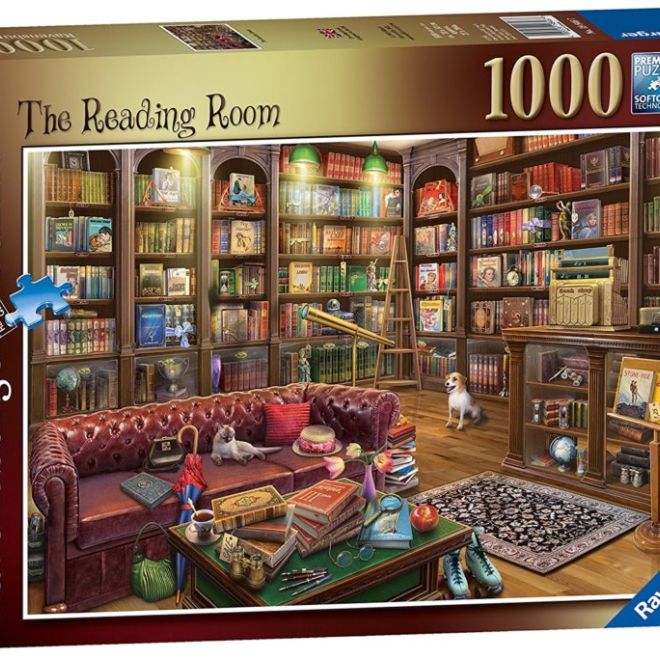 RAVENSBURGER Puzzle Knihovna 1000 dílků