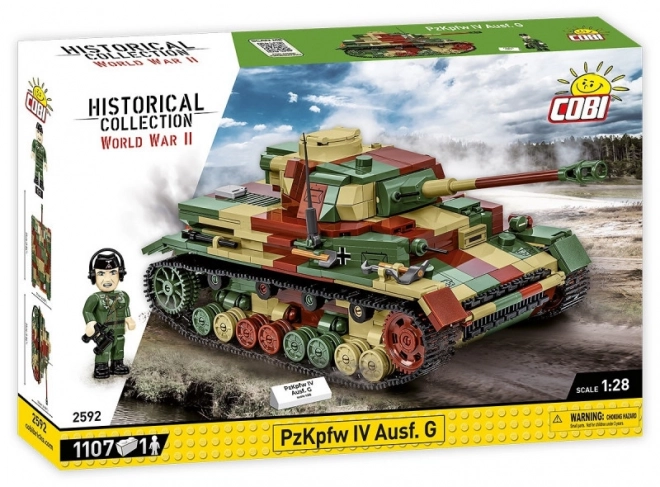 Druhá světová válka PZKPFW IV AUSF.G 1107 bloků