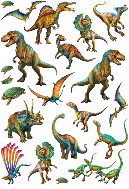 SCHMIDT Puzzle Dinosauři 150 dílků + dárek (tetovačky)