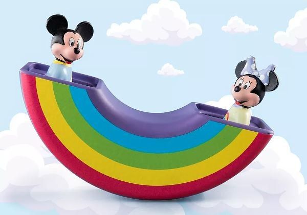 Sada figurek 1.2.3 Disney 71319 Mickey a Minnie v domě v oblacích