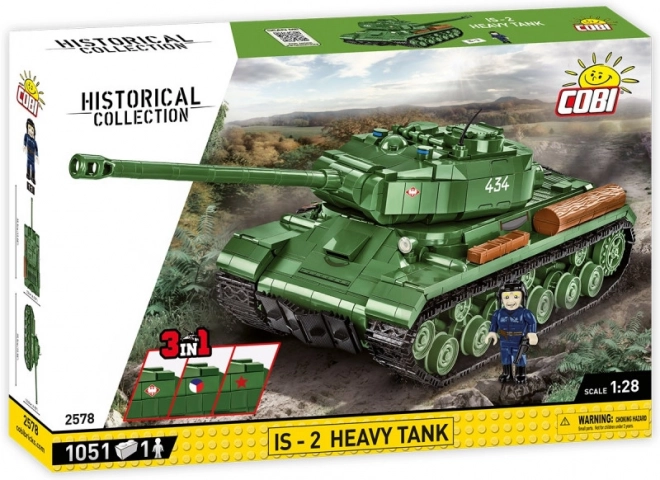 COBI 2578 II WW Tank IS-2, 3v1, 1:28