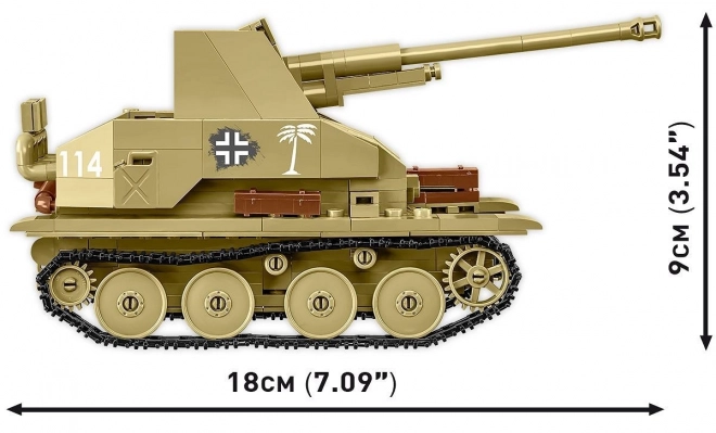 Stavebnice Sd.Kfz. Marder III 486 dílků