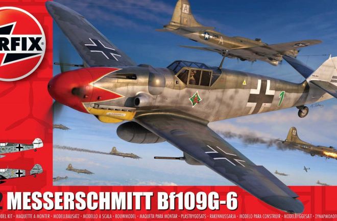 Pasteik model Messerschmitt BF109G-6 1/72