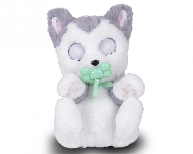 Interaktivní maskot Psytulaski, pes Husky