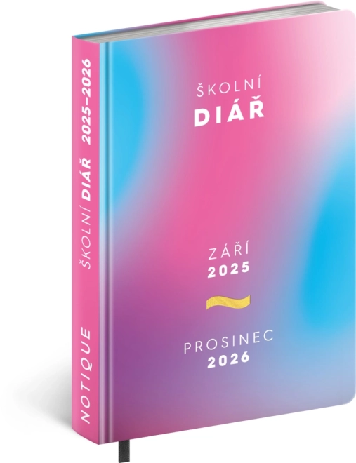 Školní diář Notique růžový