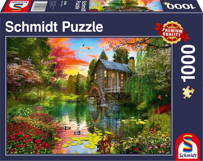 Puzzle Vodní mlýn 1000 dílků