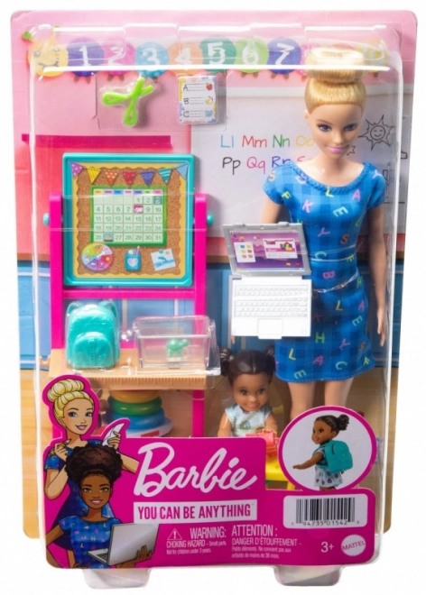 Barbie kariéra učitelka blondýna