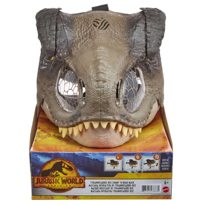 Jurský svět T-Rex maska se zvuky