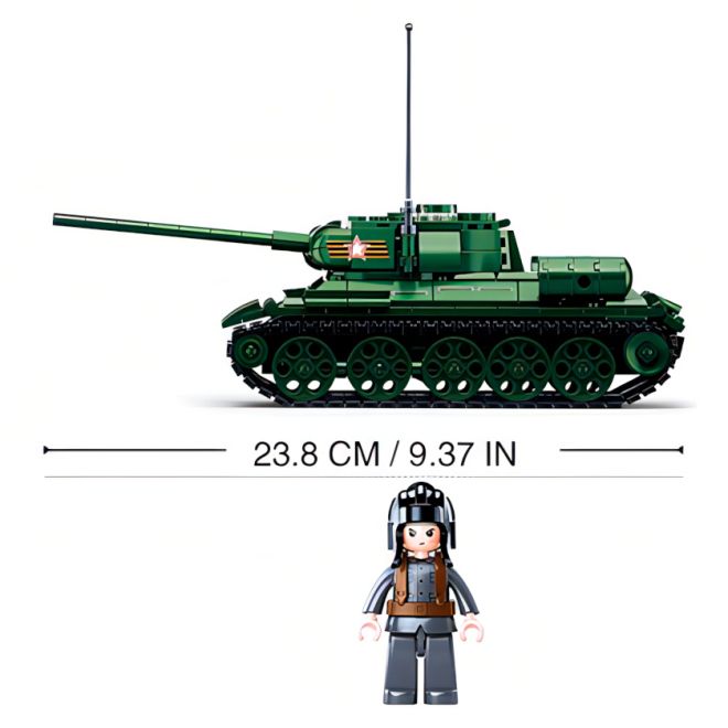Sluban Model Bricks M38-B0982 Tank T34/85