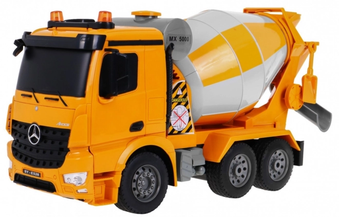 Mercedes-Benz Arocs míchačka na beton pro děti 6+ Dálkově ovládaný model 1:20 Zvuk Světla