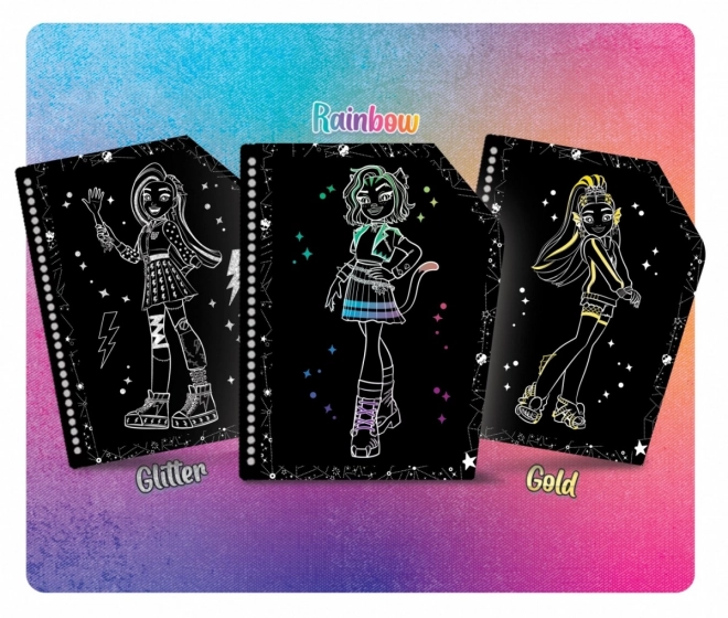 Scratch odhalit Sketchbook Scratch odhalit Monster High Forever Friends