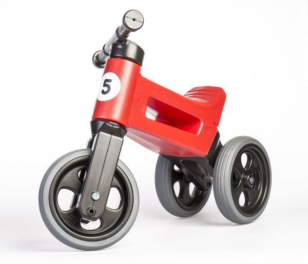 Odrážedlo Funny Wheels Rider Sport 2v1 v sáčku – Červené