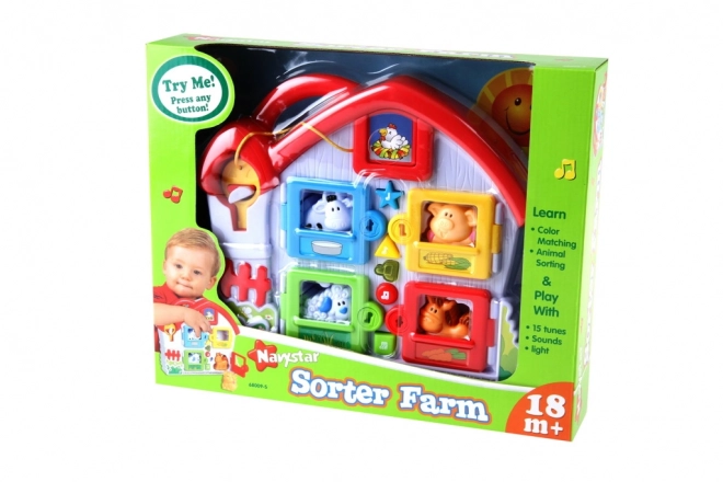 Hudební farma se světelnými a zvukovými efekty