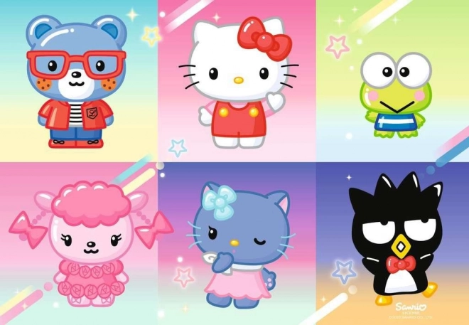 Puzzle 2x24 dílků Hello Kitty