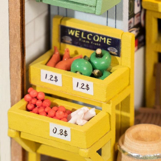 RoboTime miniatura domečku Obchod s ovocem