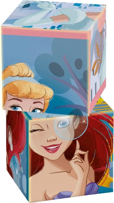 CLEMENTONI Obrázkové kostky Disney princezny, 12 kostek