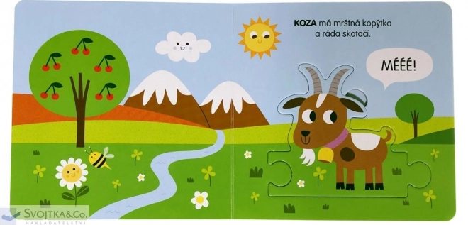 Svojtka & Co. Knížka s puzzle: Zvířátka na statku