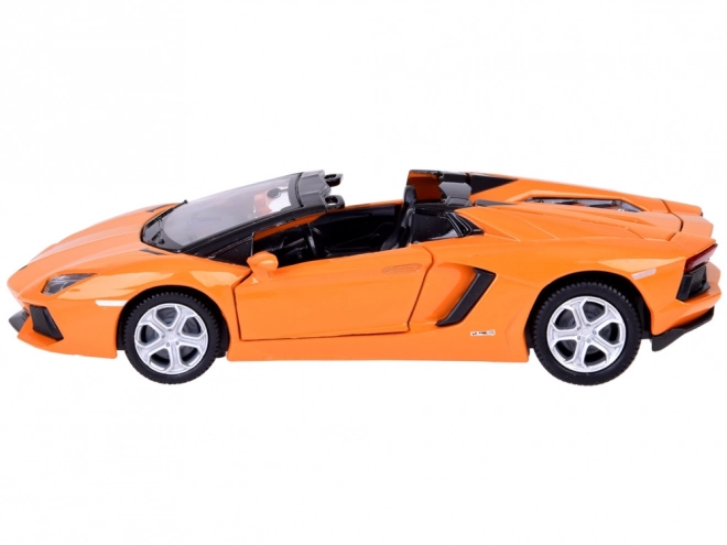 Kovový model auta Lamborghini Aventador Roadster 1:32 interaktivní