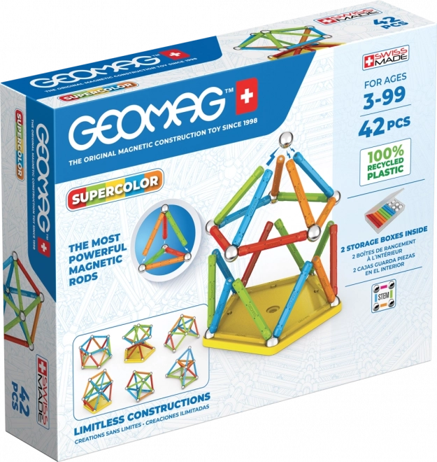 Geomag Supercolor 42 dílků