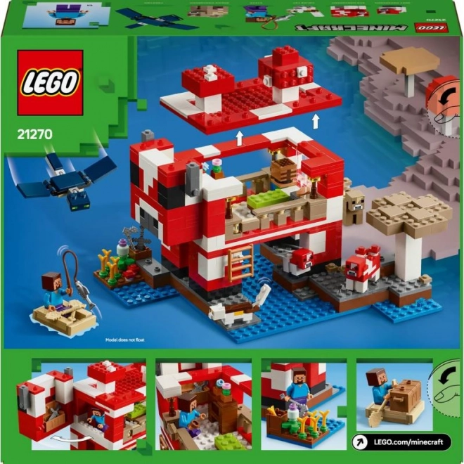 LEGO Minecraft Dům Houbové Krávy