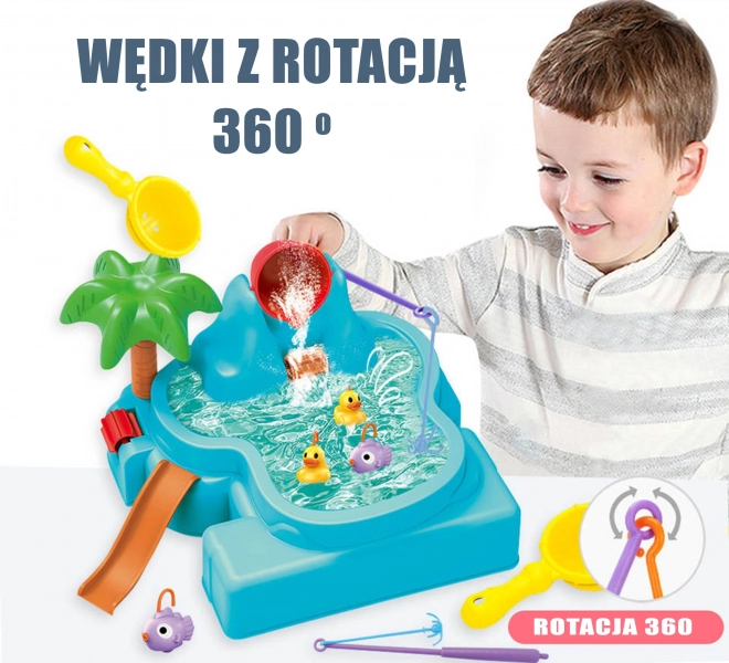 Woopie stolní hra lov rybek s vodopádem