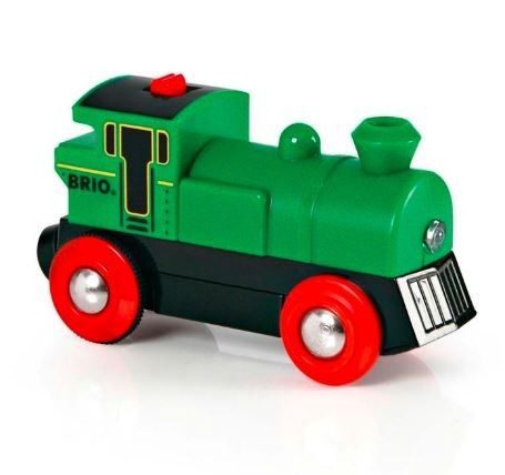 Zelený parní vlak