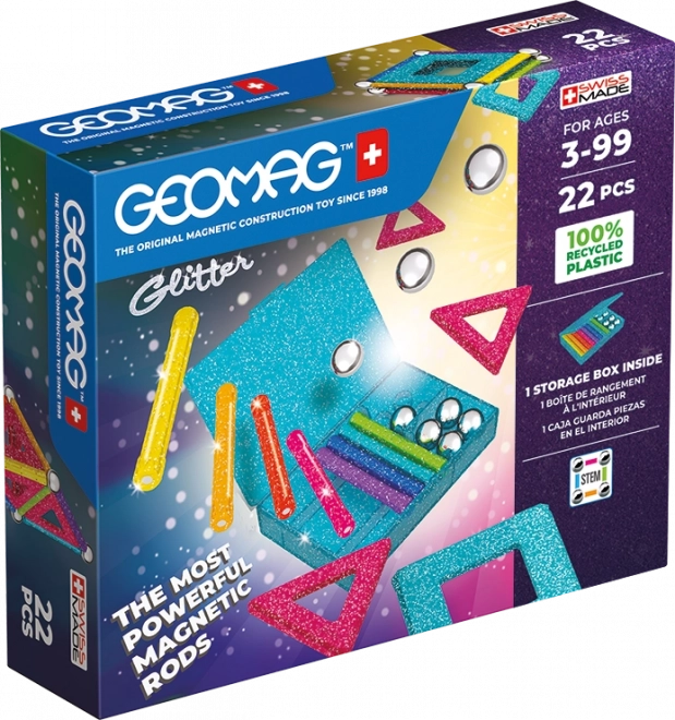 Geomag Glitter 22 dílků