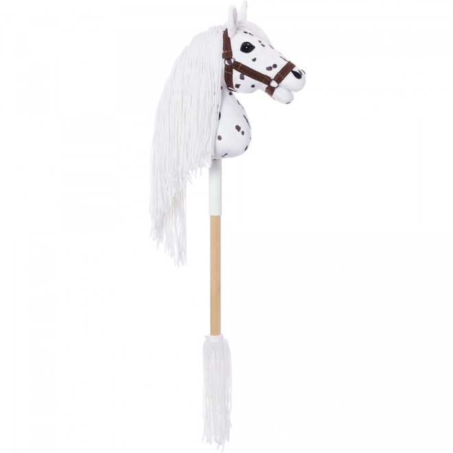 Hobby Horse HOPPIHORSE A4 Leopard - bílý