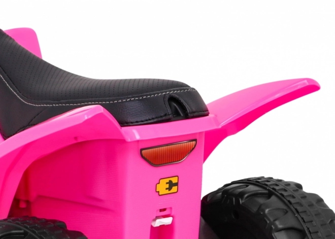 Čtyřkolka Honda 250X TRX s baterií + klakson + LED + eko kůže – Růžová