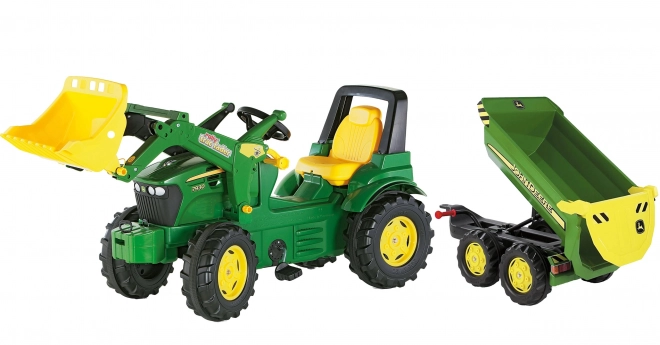 Traktor na pedály John Deere s lžící