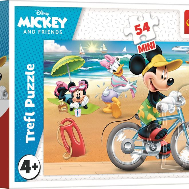 TREFL Puzzle Mickey Mouse: Na pláži 54 dílků