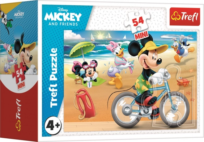 TREFL Puzzle Mickey Mouse: Na pláži 54 dílků