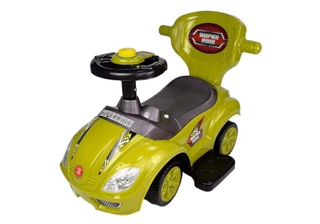 Mega Car 3v1 Push Ride Yellow