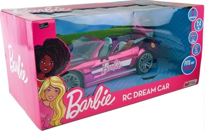 Vysněné auto na dálkové ovládání Barbie