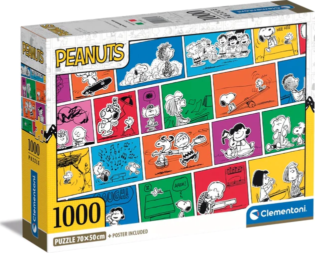 CLEMENTONI Puzzle Peanuts 1000 dílků