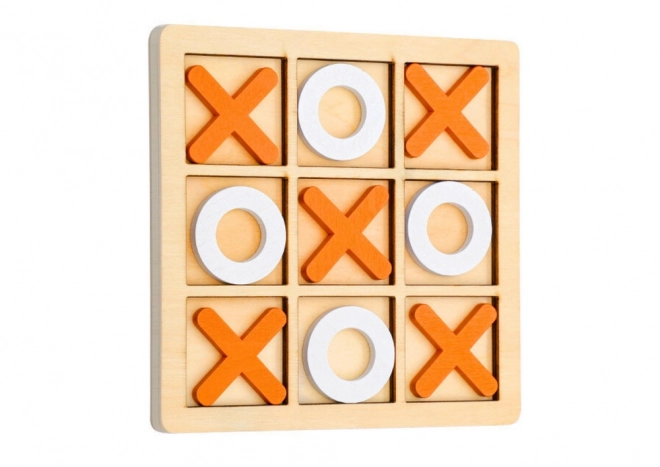 Strategická logická dřevěná hra Tic-tac-toe