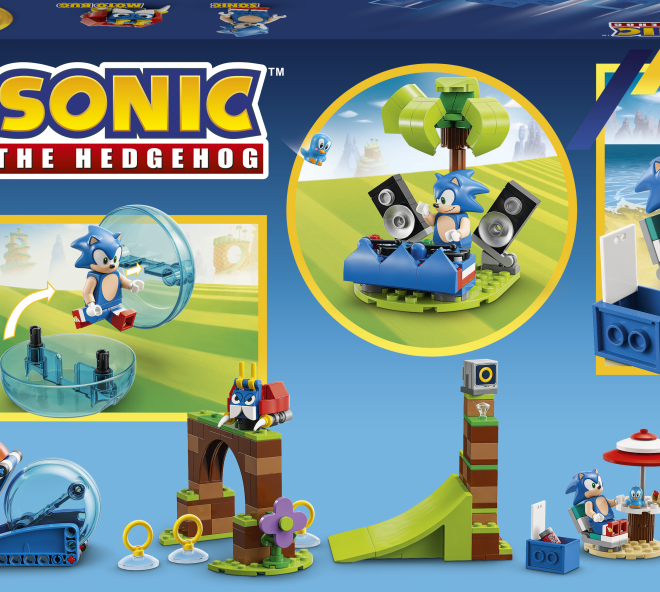 LEGO® Sonic the Hedgehog™ 76990 Sonicova výzva Speed Sphere